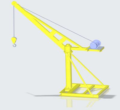 Construction mini Crane